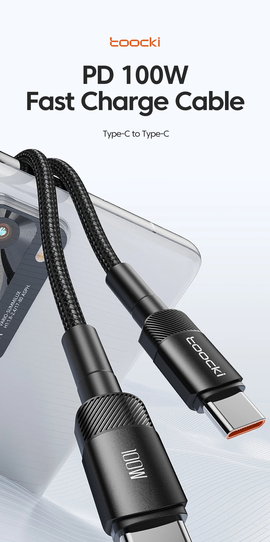Type C to USB C Cable Fast Charging