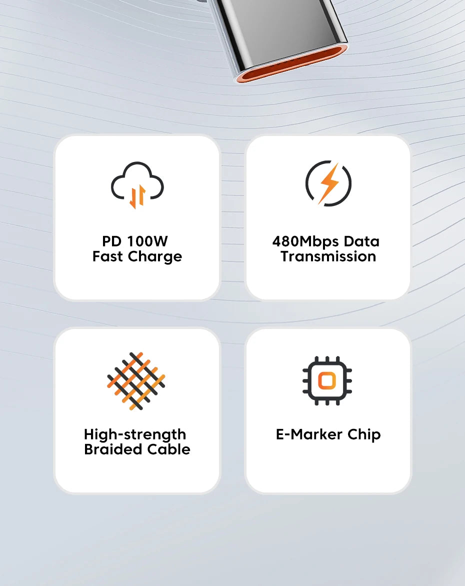 Type C to USB C Cable Fast Charging