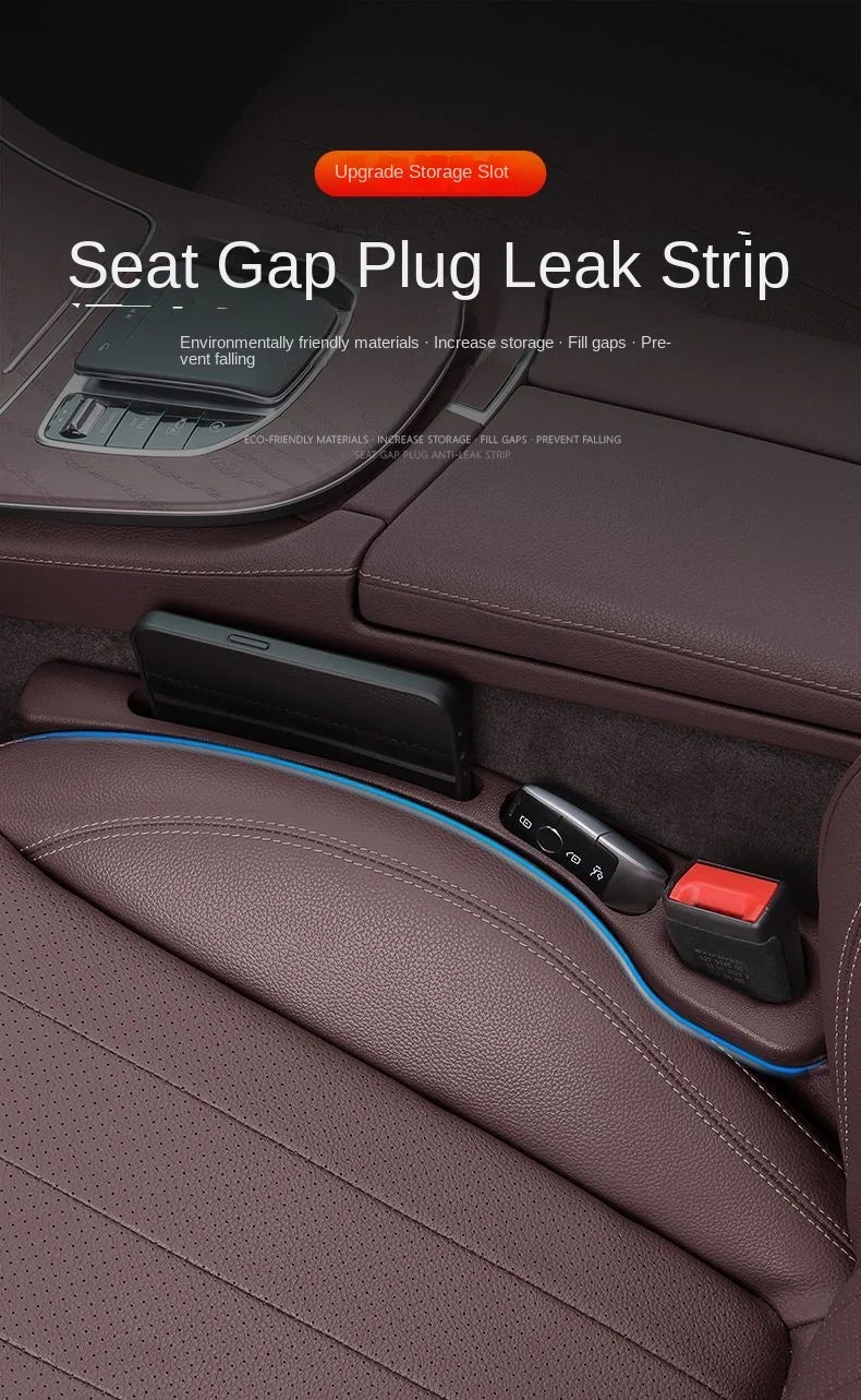 Car seat gap filler strips