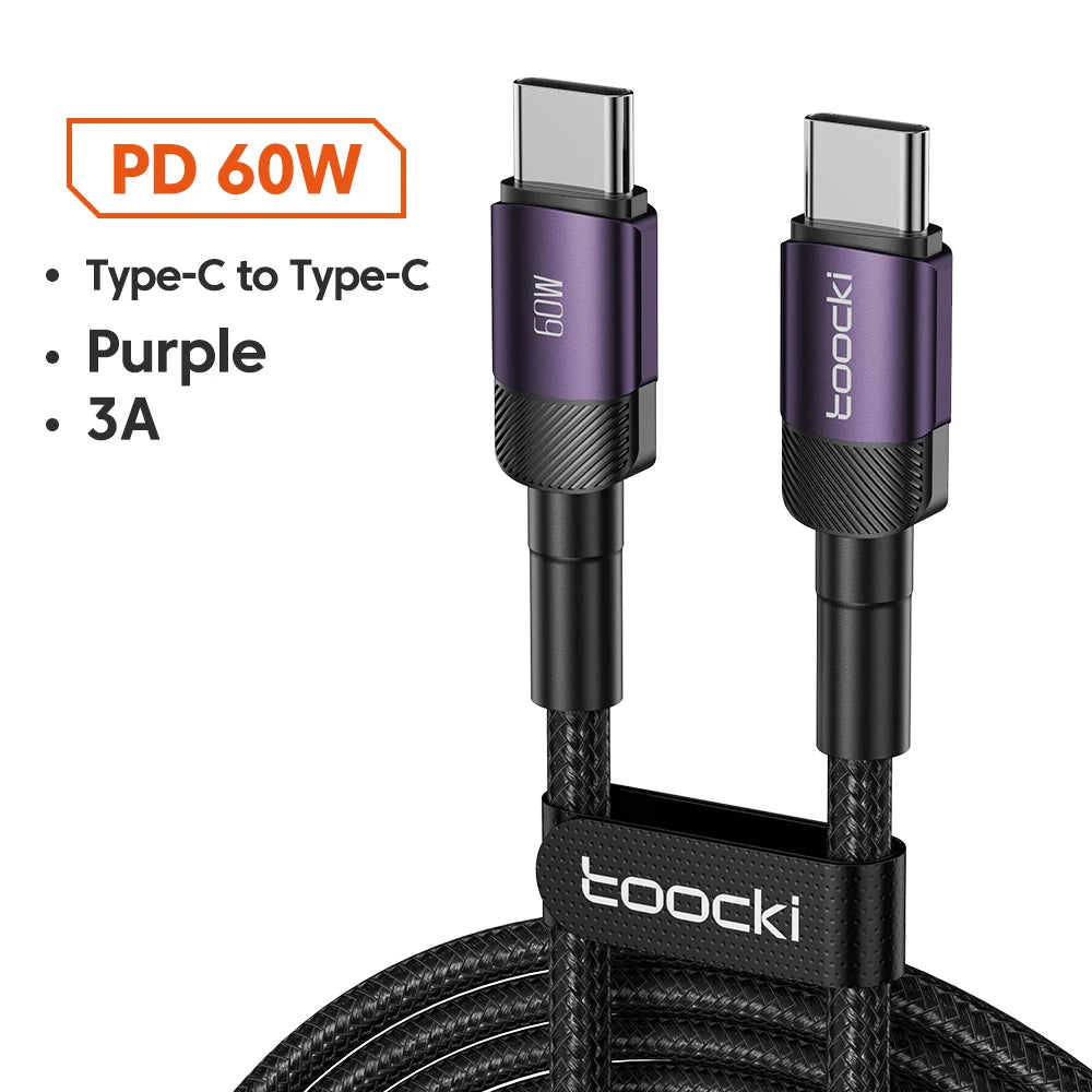 Type C to USB C Cable Fast Charging