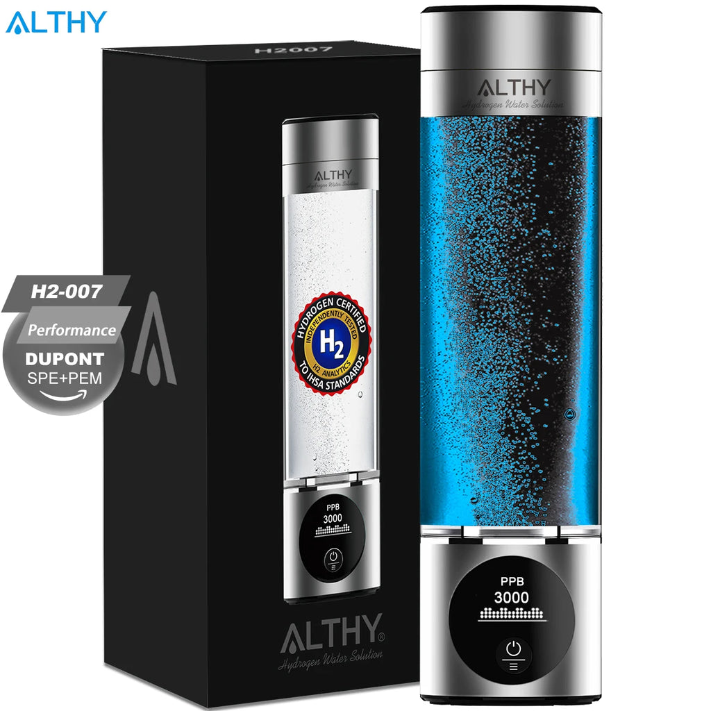 ALTHY Water Bottle, Performance Hydrogen