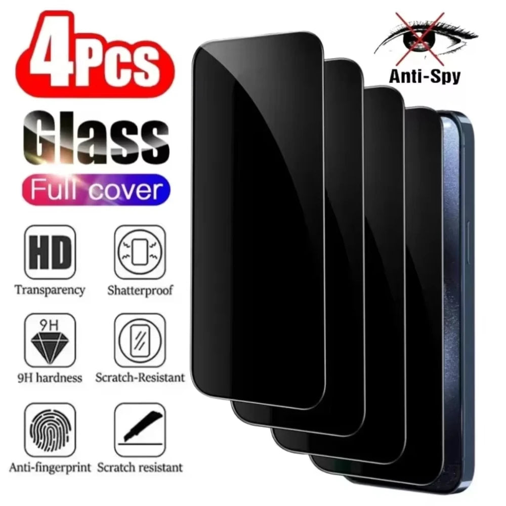 Privacy Screen Protectors For iPhone 15 13 12 14 16 17 Pro Max