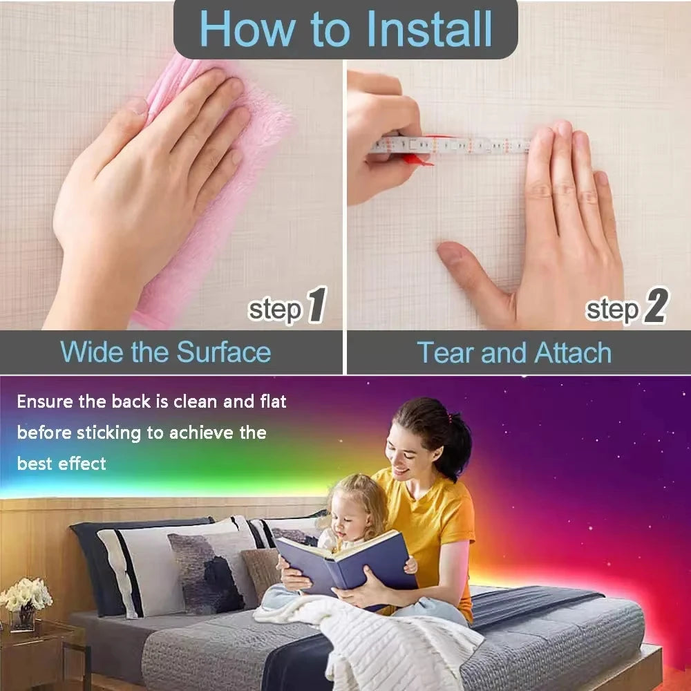 LED Strip Light 30M Bluetooth Remote