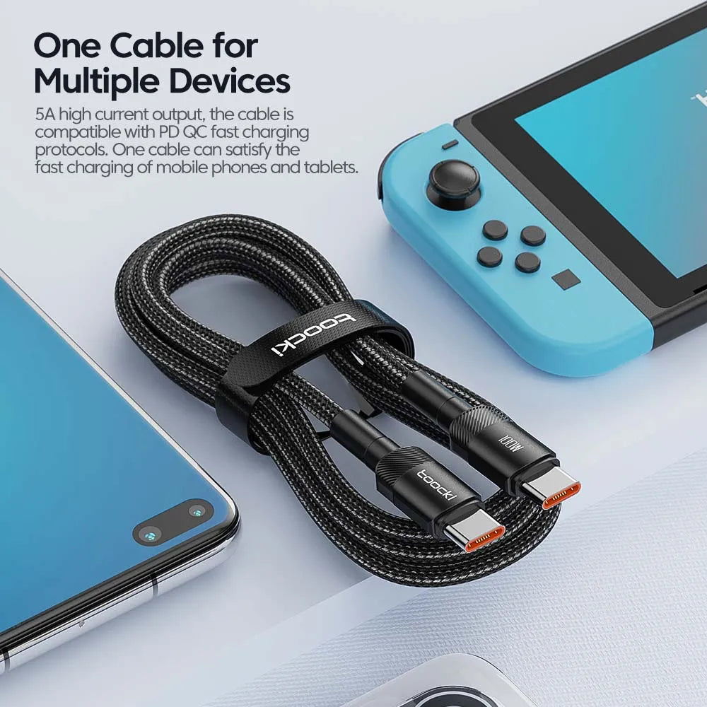 Type C to USB C Cable Fast Charging