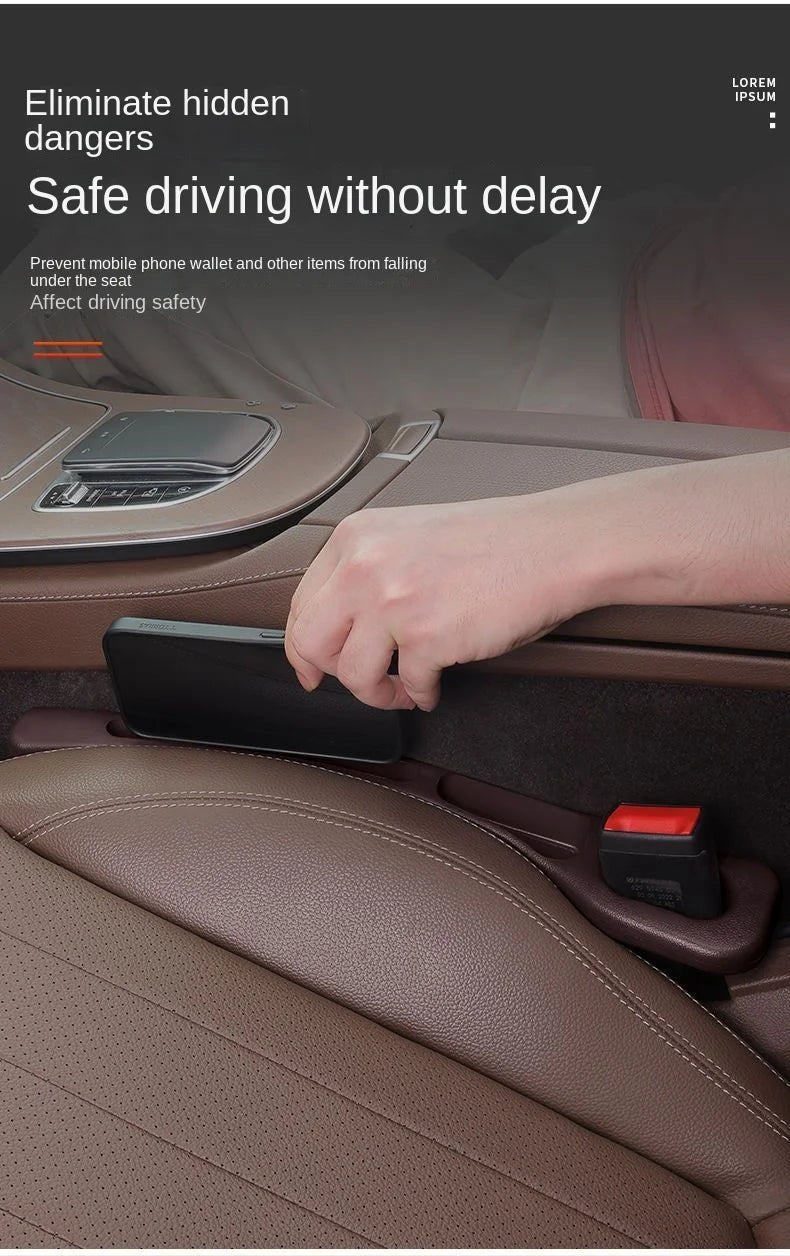 Car seat gap filler strips