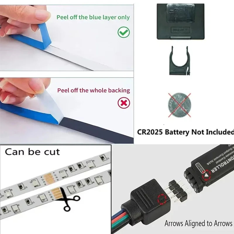LED Strip Light 30M Bluetooth Remote