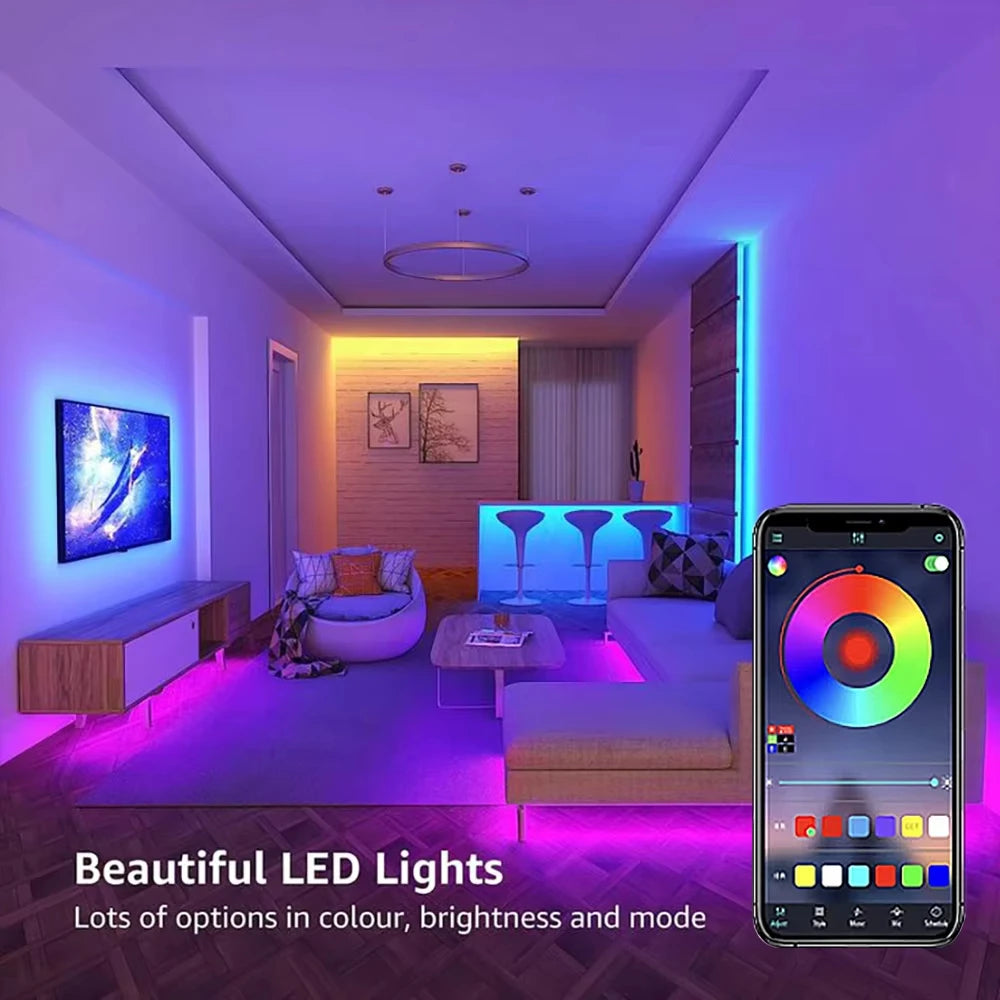 LED Strip Light 30M Bluetooth Remote