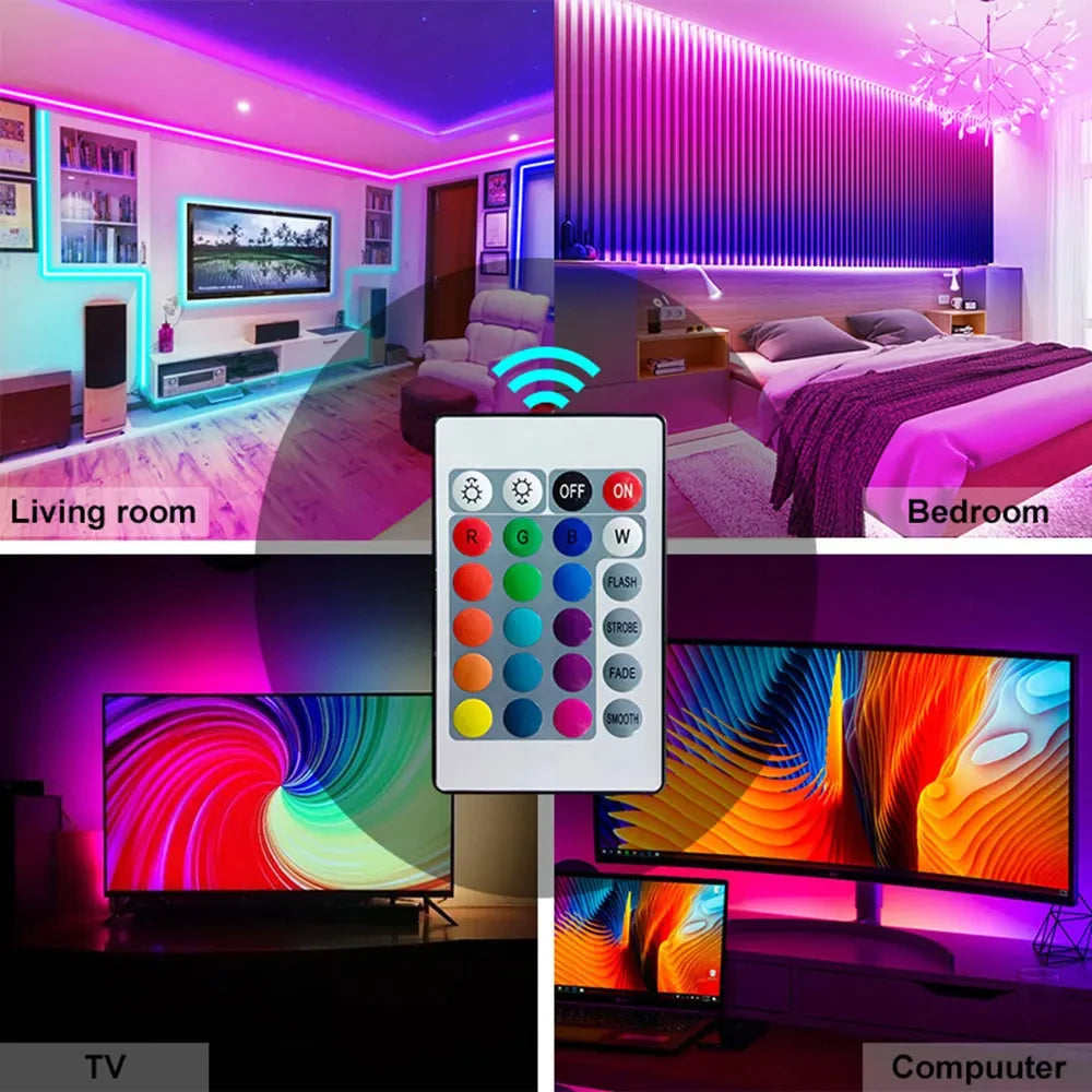 LED Strip Light 30M Bluetooth Remote