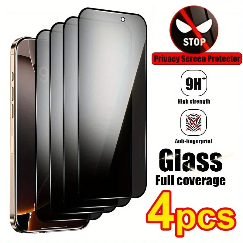 Privacy Screen Protectors For iPhone 15 13 12 14 16 17 Pro Max
