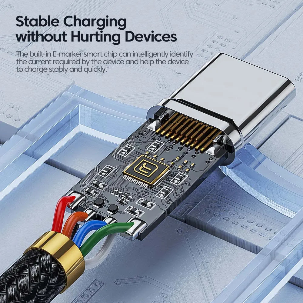 Type C to USB C Cable Fast Charging